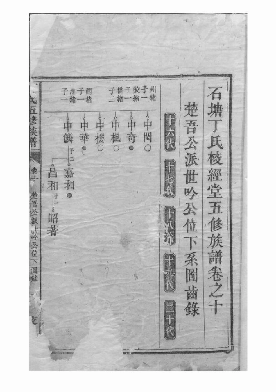 4510.石塘丁氏校经堂五修族谱： [无锡].pdf_第3页