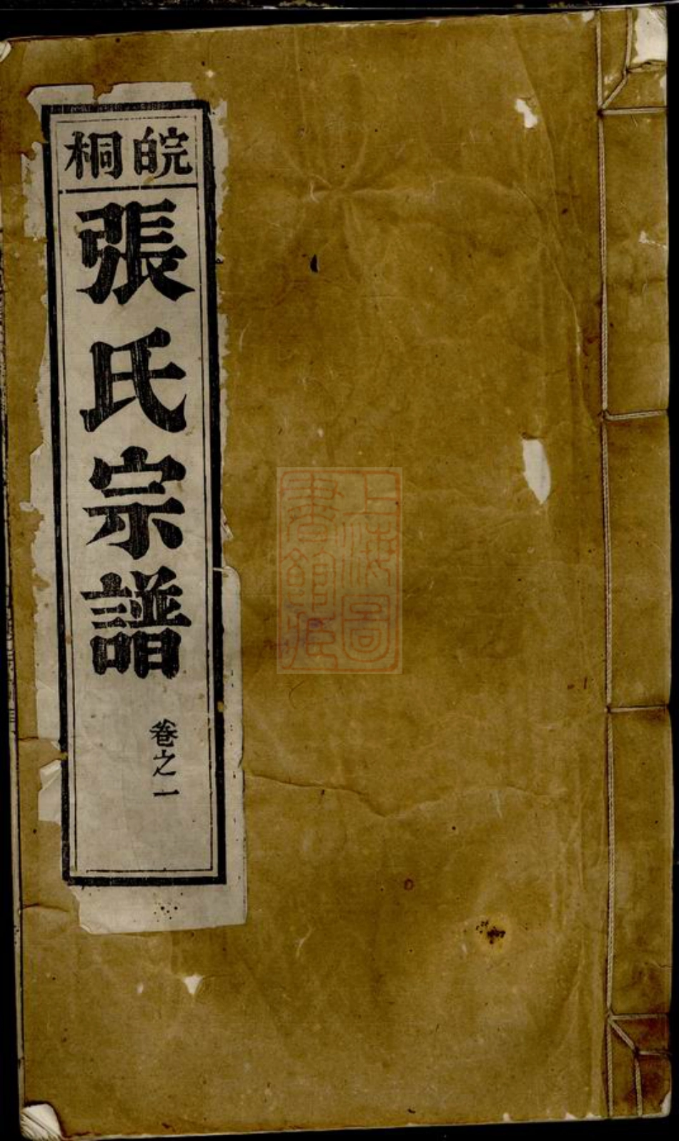 8163.皖桐张氏宗谱： 二十四卷：[安徽桐城].pdf_第1页